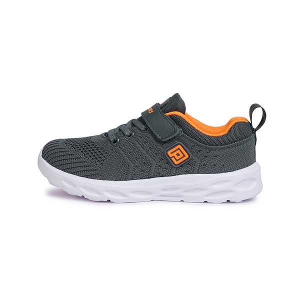 [EZ-Ons GoGetters] Kids Tennis Running Shoes - GREY ORANGE - 1